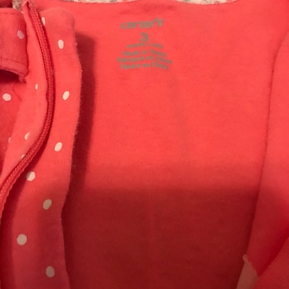 SOLD! Carter’s Zip Sleeper 3 month - Picture 4 of 4